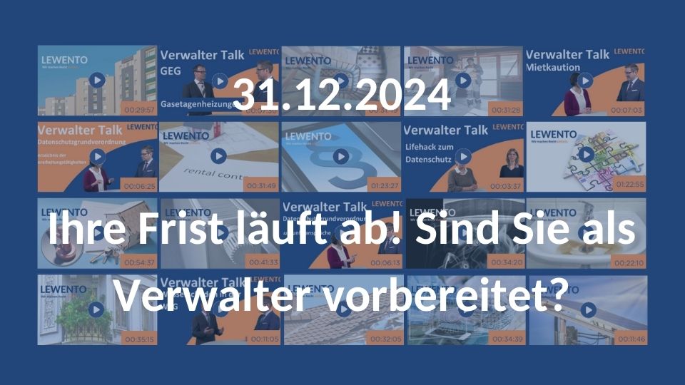 Bild für 31.12.2024 - Ihre Frist läuft ab! Sind Sie vorbereitet?