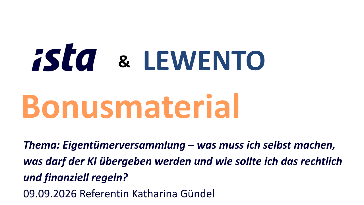Bild für Bonusmaterial – "Zukunftssicher verwalten" 09.09.2026