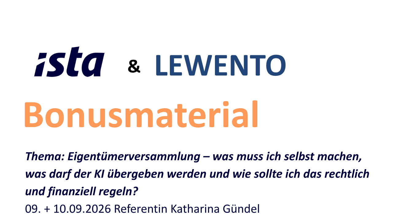 Bild für Bonusmaterial – "Zukunftssicher verwalten" 09. + 10.09.2026