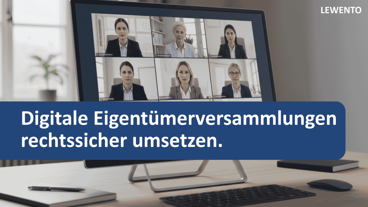 Bild für Digitale Eigentümerversammlung & DSGVO