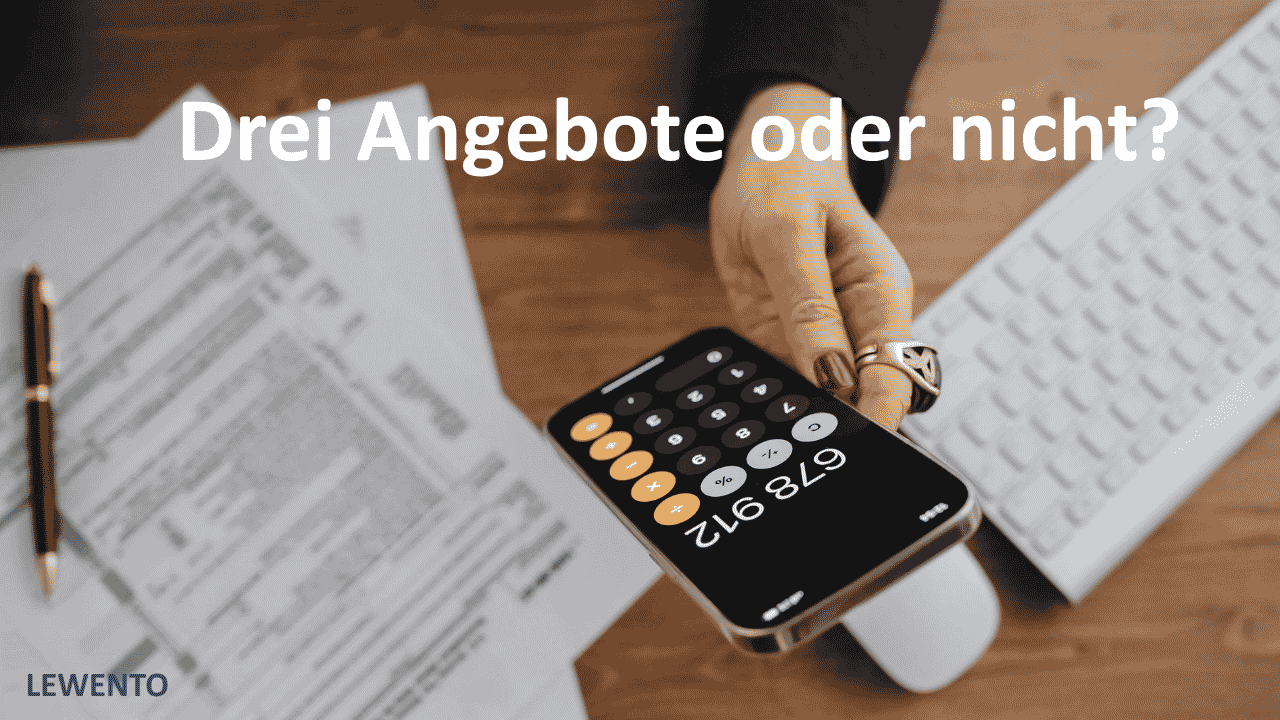 Bild für Drei Angebote oder nicht?