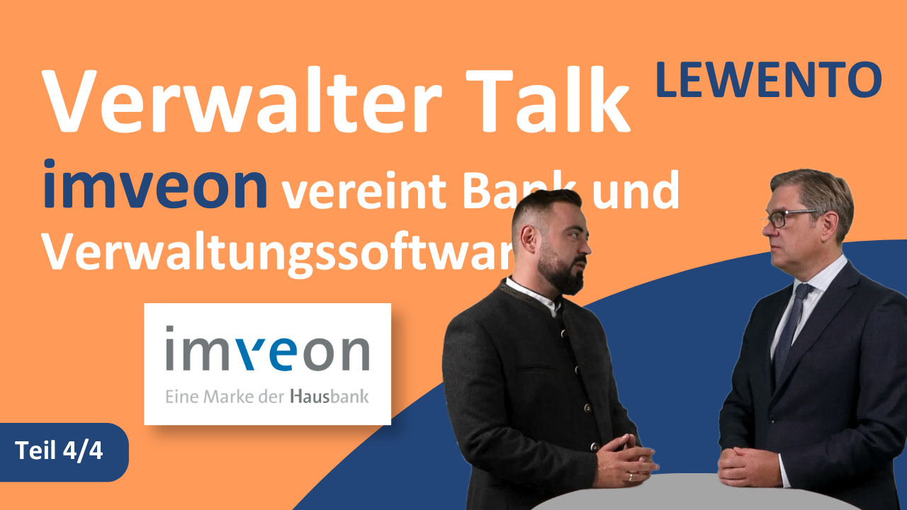 Bild für imveon – die Immobilienverwaltungssoftware, die Bank und Software in einem vereint 