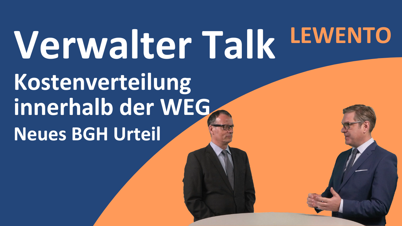 Bild für Neues Urteil des BGH zur Kostenverteilung innerhalb einer WEG