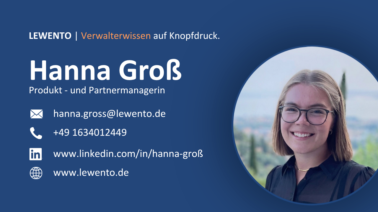 Bild für Visitenkarte Hanna Groß